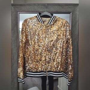 Gold Sequin Jacket
